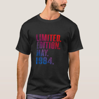 40th Birthday Vintage 1984 May 40 Year Men Women T T-Shirt