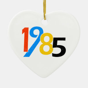 40th Birthday Vintage 1985 40 Years Old Gifts Ceramic Ornament