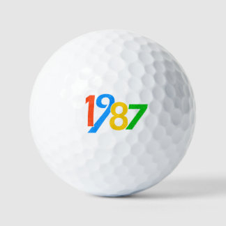 40th Birthday Vintage 1987 – 40 Years Old Funny Bi Golf Balls