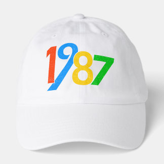 40th Birthday Vintage 1987 – 40 Years Old Funny Bi Hat