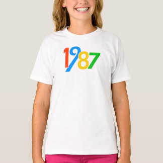 40th Birthday Vintage 1987 – 40 Years Old Funny Bi T-Shirt