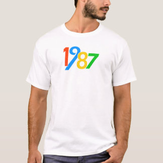 40th Birthday Vintage 1987 – 40 Years Old Funny Bi T-Shirt
