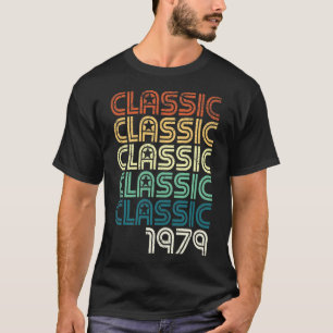 40th Birthday Vintage Classic 40 Years Old Retro G T-Shirt