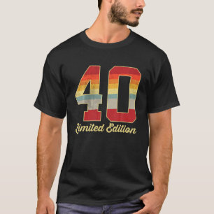 40Th Birthday Vintage Limited Edition 1982 40 Year T-Shirt