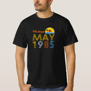 40th Birthday Vintage May 1985 40 Years Old Gifts T-Shirt