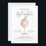 40th Birthday Wine-Theme Itinerary on Reverse Invitation<br><div class="desc">Unlock the magic of turning 40 with our unique pink wine-themed 40th birthday invitations. Expertly crafted with elegance in mind, each invite showcases a sophisticated wine design, perfectly capturing the essence of this milestone celebration. But we've gone one step further - flip the invite to discover a detailed itinerary, ensuring...</div>