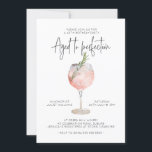 40th Birthday Wine-Theme Itinerary on Reverse Invitation<br><div class="desc">Unlock the magic of turning 40 with our unique pink wine-themed 40th birthday invitations. Expertly crafted with elegance in mind, each invite showcases a sophisticated wine design, perfectly capturing the essence of this milestone celebration. But we've gone one step further - flip the invite to discover a detailed itinerary, ensuring...</div>