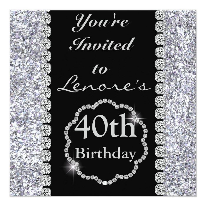 Bling Party Invitations 10