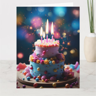 40TH FABULOUS AGE 40 BIRTHDAY GREETING CARD