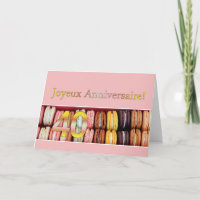 40th French Birthday Macaron-Joyeux Anniversaire!
