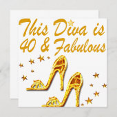 40TH GOLD SHOES (Front/Back)