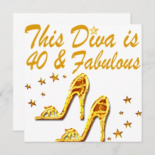 40TH GOLD SHOES (Front/Back)