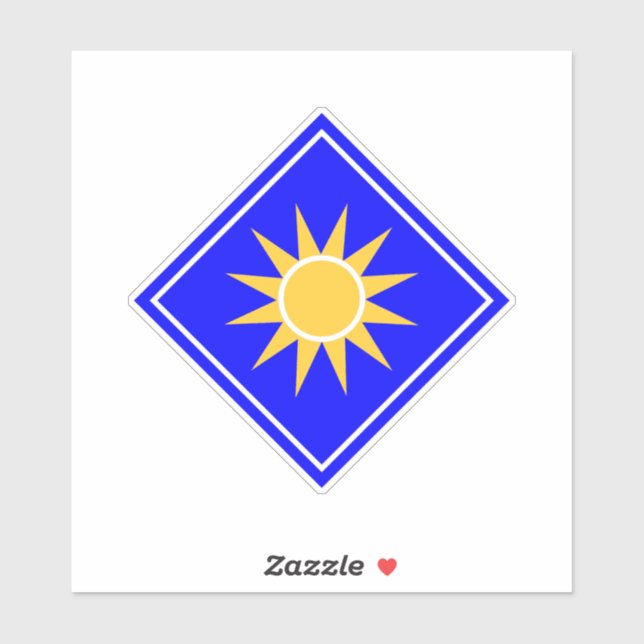 40th Infantry Division United States Military Sticker (Sheet)