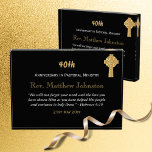 40th Ordination Anniversary Personalized Scripture Acrylic Award<br><div class="desc">ANY number of years as an Ordained Pastor, Priest Minister Deacon etc. Ordination Anniversary personalized commemorative keepsake Gift with text template fields for you to add name, date and other text as desired. Add a personal message, greeting, Bible verse, scripture, proverb. Suitable for any milestone 1st 5th 10th 15th 20th...</div>