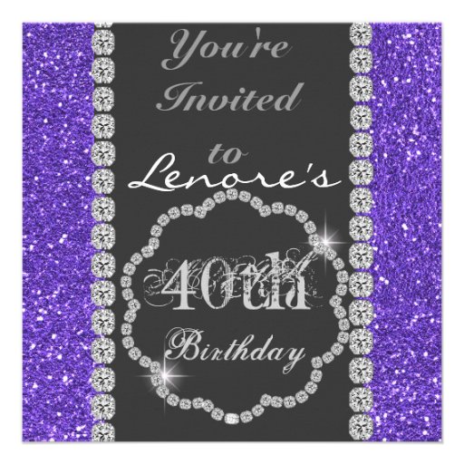 Bling Party Invitations 5