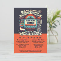 40th Reunion Retro 80s Pop Culture Class of [Year]