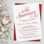 40th Ruby Wedding Anniversary Invitation