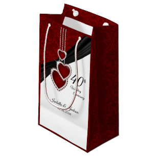 40th Anniversary  Gift  Bags  Zazzle