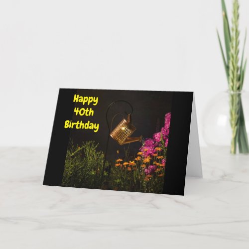 40th SPECIAL BIRTHDAY  SPECIAL YOU Card