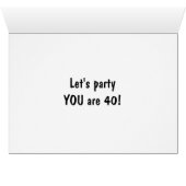 40th-WE ALL GOT TO SAY LET'S PARTY (Inside Horizontal (Bottom))