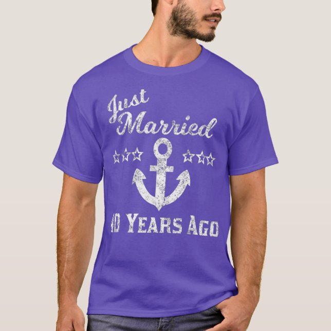40th Wedding Anniversary Cruise  40 Years of T-Shirt (Front)