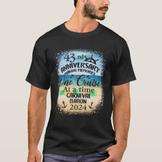 40th Wedding Anniversary Cruise Making Memories Cr T-Shirt