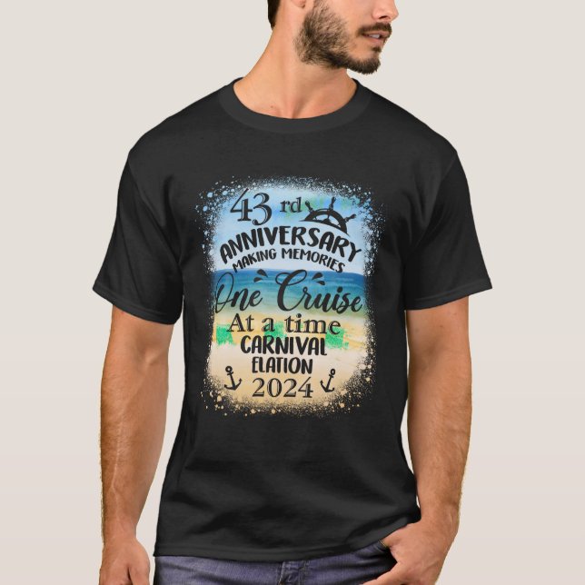 40th Wedding Anniversary Cruise Making Memories Cr T-Shirt (Front)