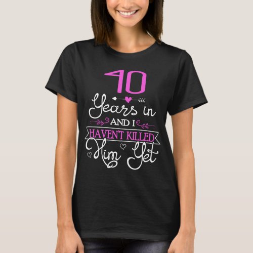 40th Wedding Anniversary Gift For Wife Ideas T_Shirt