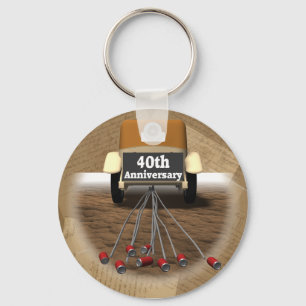 40th Wedding Anniversary Gifts Keychain
