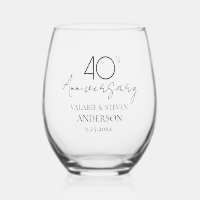 40th Wedding Anniversary Keepsake