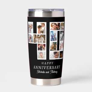 40th Wedding Anniversary Photo Insulated Tumbler