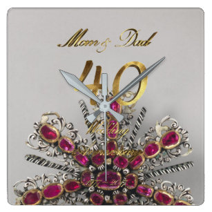 presents for ruby wedding anniversary for parents