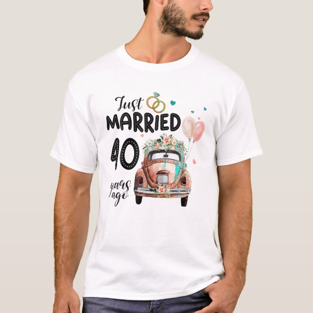40th Wedding Anniversary T-Shirt (Front)