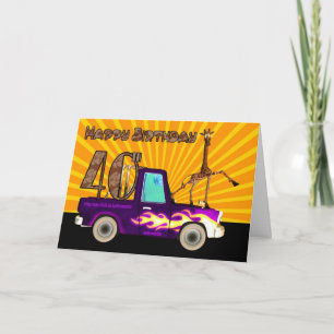 40th, Why this Giraffe is like Grease Lightning, B Card