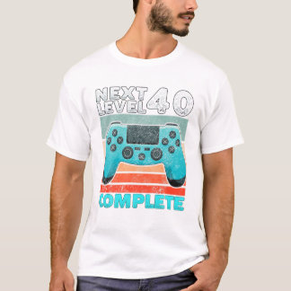 40th Year Old Birthday Gamer T-Shirt