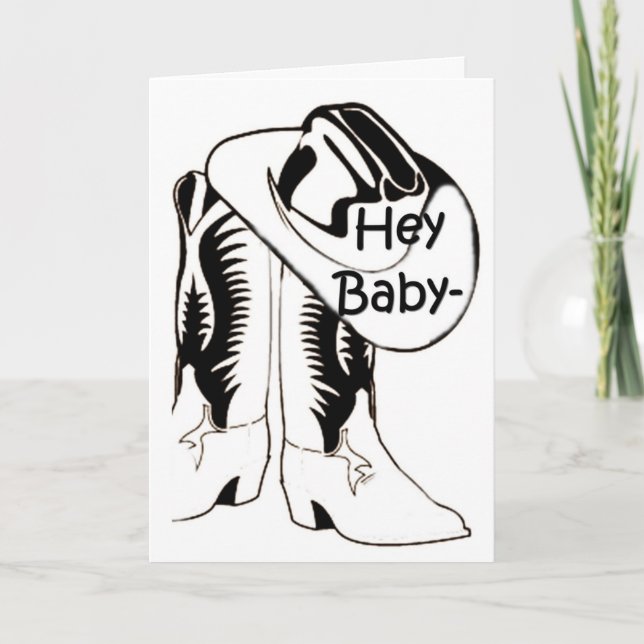 40TH-YOU CAN BOOT SCOOT WITH ME ANYTIME! CARD (Front)