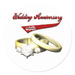 40thanniversaryt-shirts1 classic round sticker