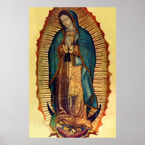 40x60 Our Lady Guadalupe Poster Print Picture