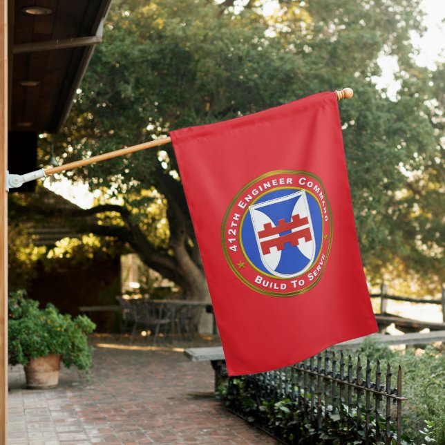 412th Theater Engineer Brigade House Flag (In SItu)