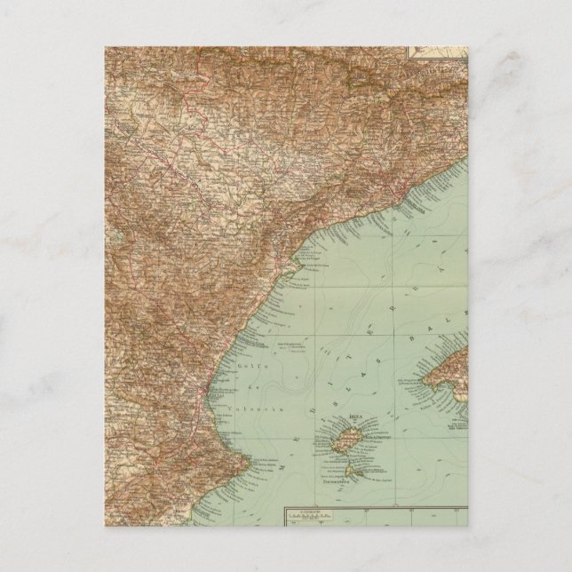 4142 Spain, Portugal, Eastern Postcard (Front)