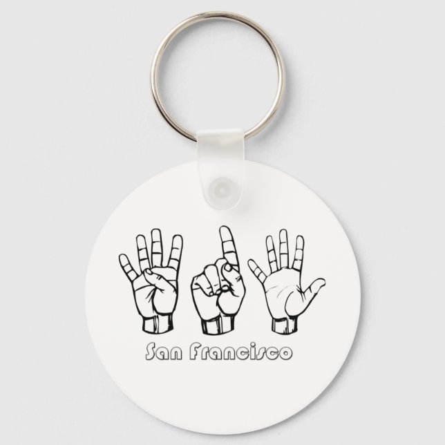 415 - San Francisco Keychain (Front)
