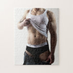 41786a Hunk Jigsaw Puzzle<br><div class="desc">Model: Jeffrey Williams. Check out our whole line of cards, prints and gifts featuring this beautiful model.</div>