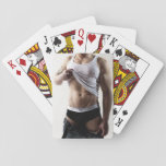 41786a Hunk Playing Cards at Zazzle