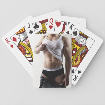 41786a Hunk Playing Cards by Prairie_Visions at Zazzle