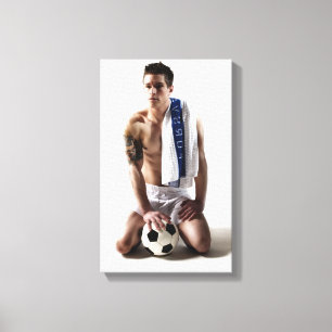 41873a Soccer Jock Canvas Print