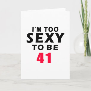 41 birthday designs card