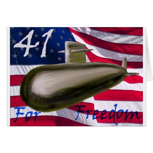 41 for Freedom Cards (Front Horizontal)
