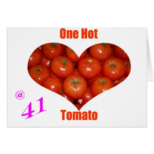 41 One Hot Tomato Cards (Front Horizontal)