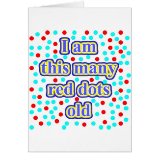 41 Red Dots Old Cards