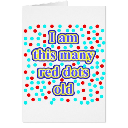 41 Red Dots Old Cards (Front)